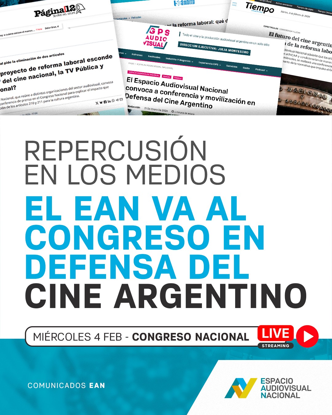 Clipping de prensa conferencia